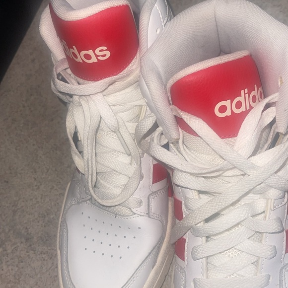 Men’s adidas Entrap Mid Cloud White, Scarlet size 8 - Picture 12 of 12